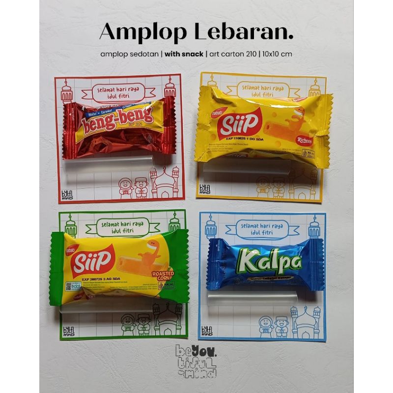

Amplop Sedotan Uang Gulung THR Lebaran - DENGAN SNACK