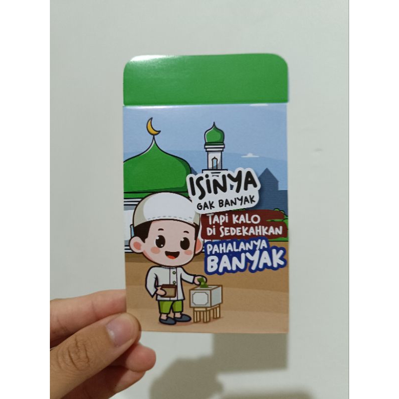 

Amplop Lebaran Kata-Kata Lucu Mini (10pcs) ukuran 7x10cm artpaper 120gr