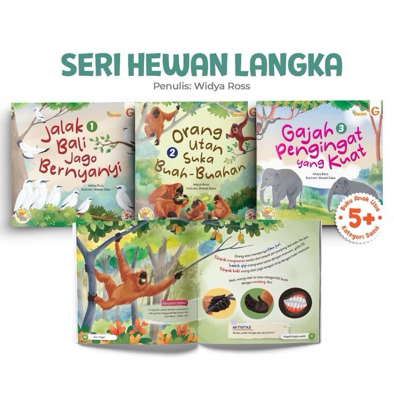 Gema Insani Kids : Buku Senter Seri Hewan Langka