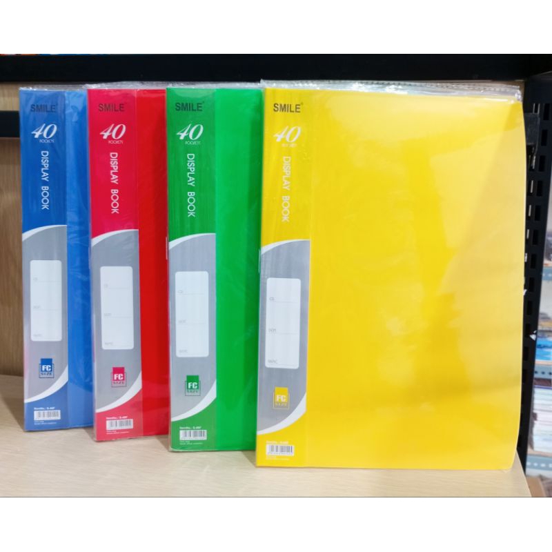 

(1PCS) CLEAR HOLDER SMILA/MAP FILE 40 POCKET (DISPLAY BOOK)