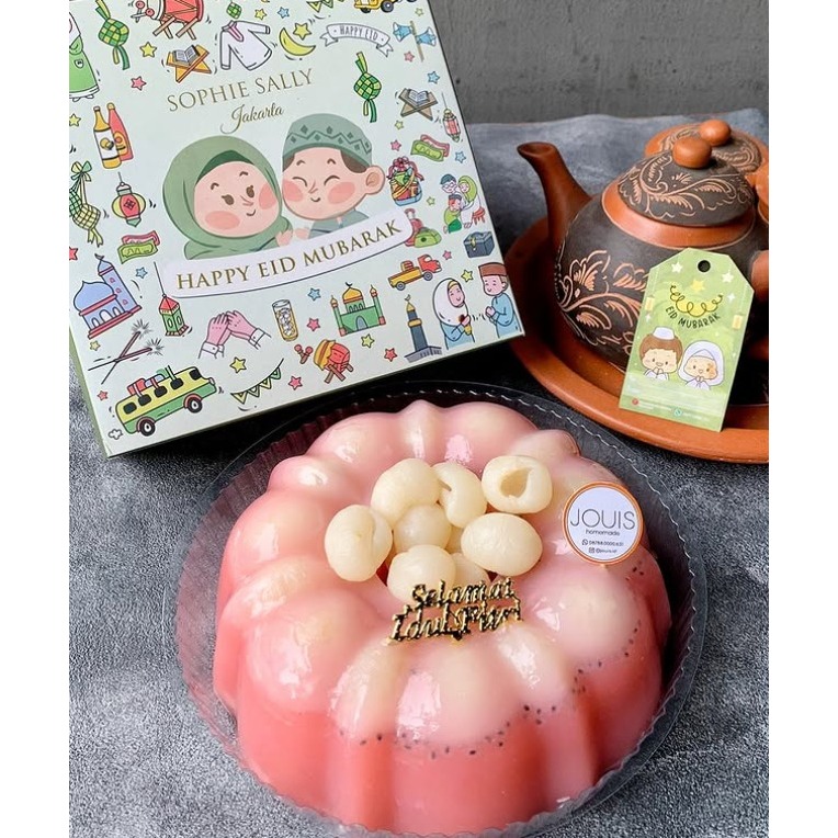 

COCONUT COCOPANDAN LONGAN PUDDING - Hampers Idul Fitri / Paket Lebaran - READY