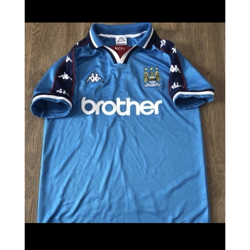 Man City home 97 retro jersey