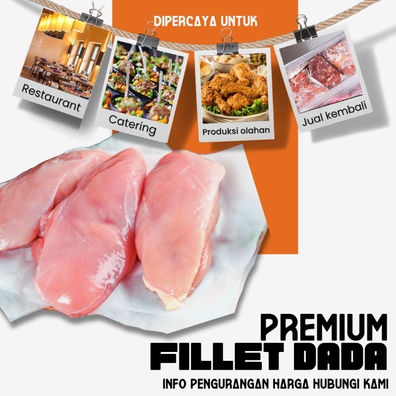 

Premium Boneless Fillet Dada kemasan 1 Kg