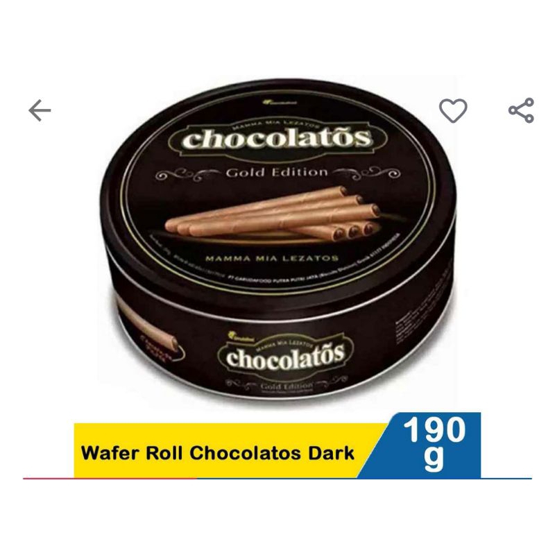 

Gerry wafer roll chocolatos 190G