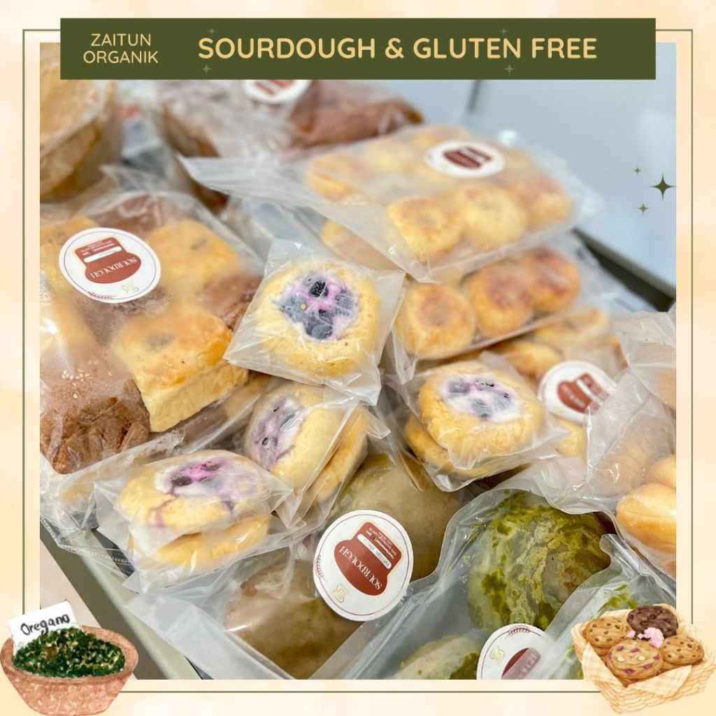 

Sourdough | Gluten free | Roti sourdough | Donat sourdough | Milk loaf | Chocobun | Roti gluten free | Sera kitchen