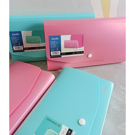 

EXPANDING FILE BANTEX - BANTEX MAP HARMONIKA / EXPANDING FILE UKURAN GIRO / BILL / CHEQUE WARNA PASTEL BF1505
