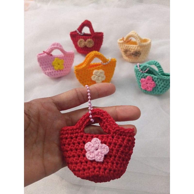 

ganci rajut/ganci tas rajut/keychain rajut