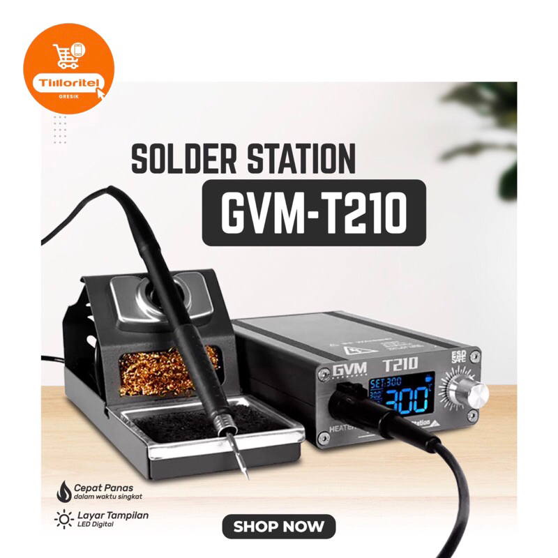 SOLDER STATION GVM T210 ORI
