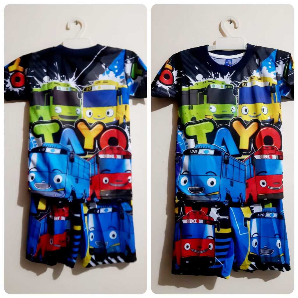 SC COLLECTION / BAJU SETELAN ANAK COWOK TAYO STELAN ANAK LAKI-LAKI BAJU HARIAN ANAK 2-12 TAHUN | SET