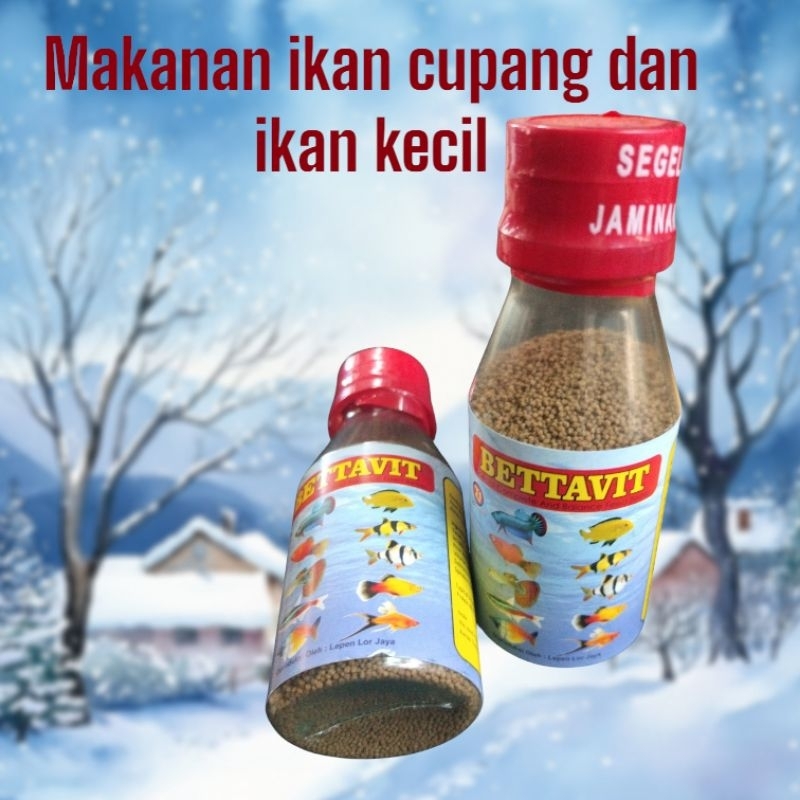 MAKANAN IKAN CUPANG DAN IKAN KECIL AQUARIUM