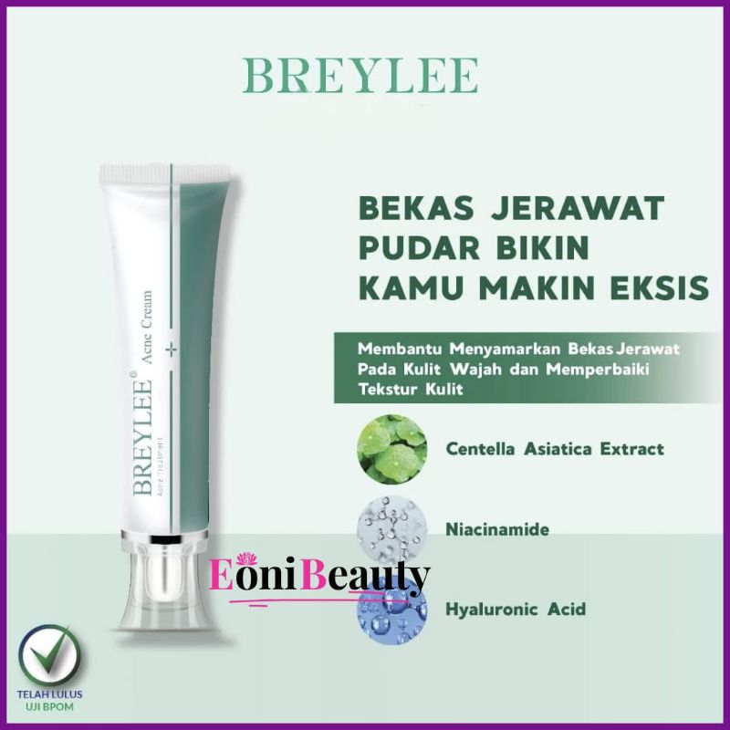 (BPOM) BREYLEE Acne Scar Removal Cream -  Acne Marks Gel BREYLEE Penghilang Noda Bekas Jerawat, Luka