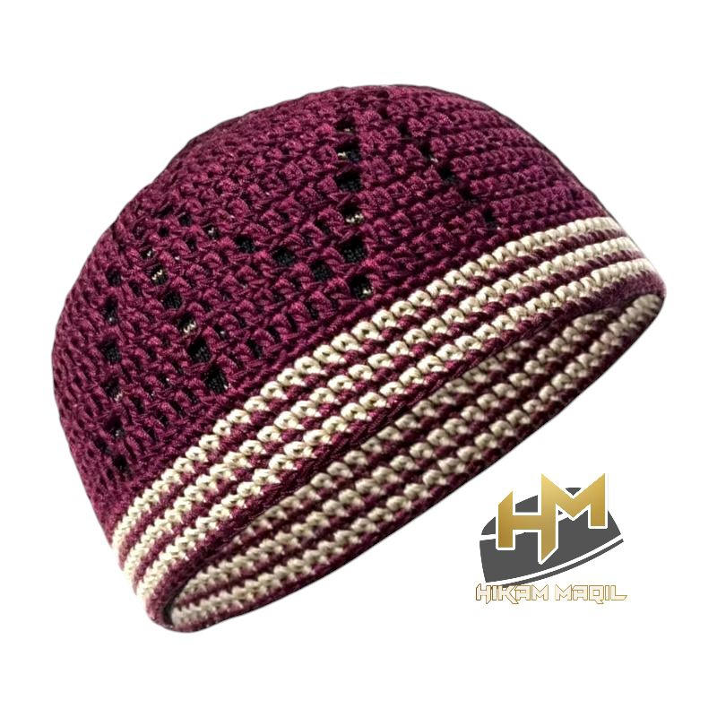 peci sulam motif arifin list bawah peci sulam yaman peci yaman peci rajut tebal peci haji peci kodia