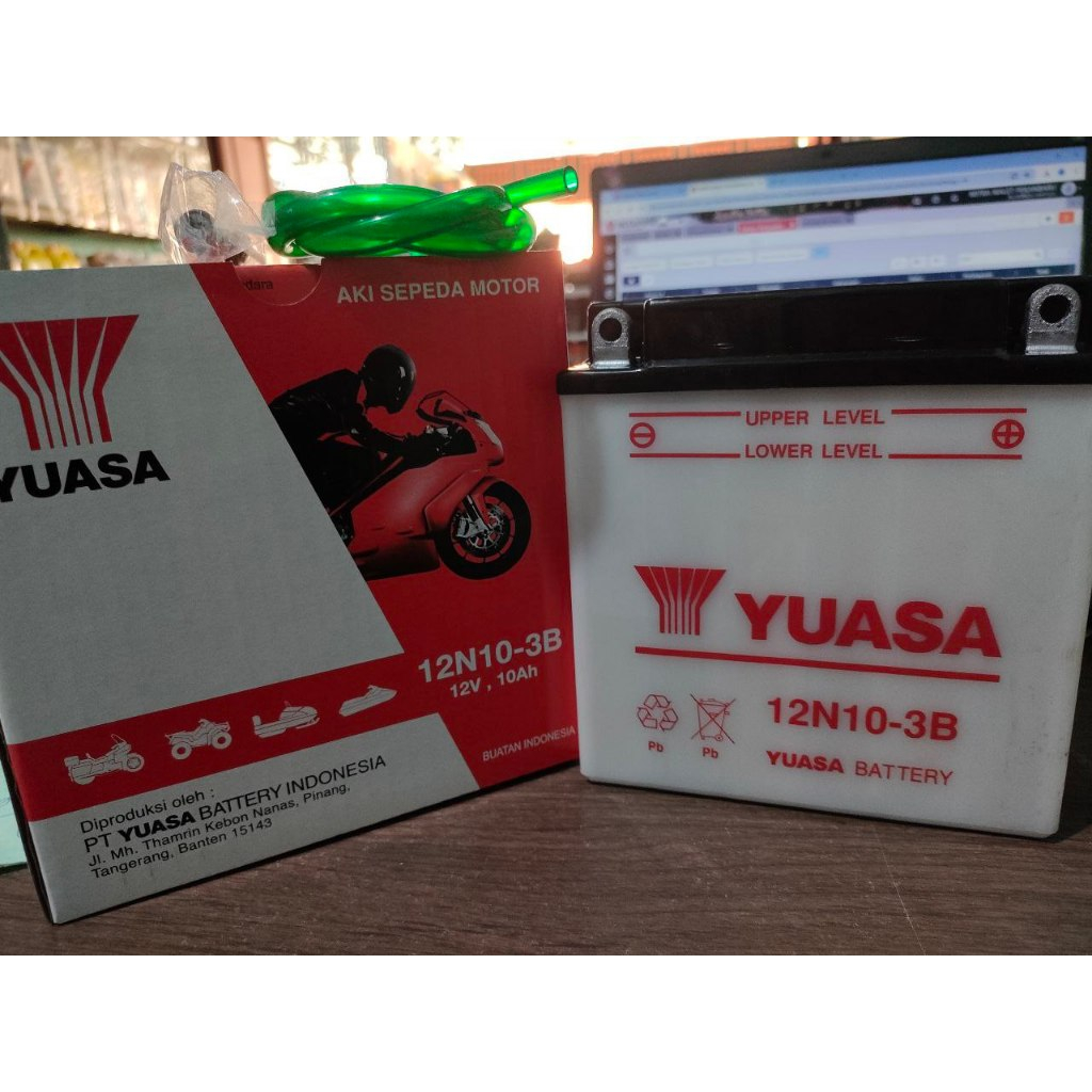 AKI / ACCU YUASA 12N10-3B (12V, 10Ah)