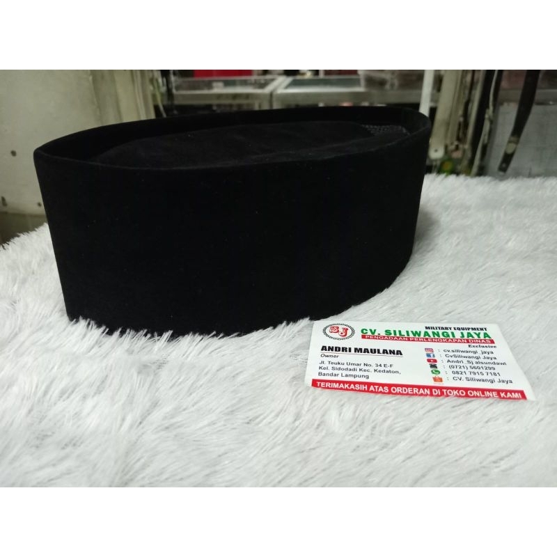 Peci Songkok Bagus Hitam Polos Ac