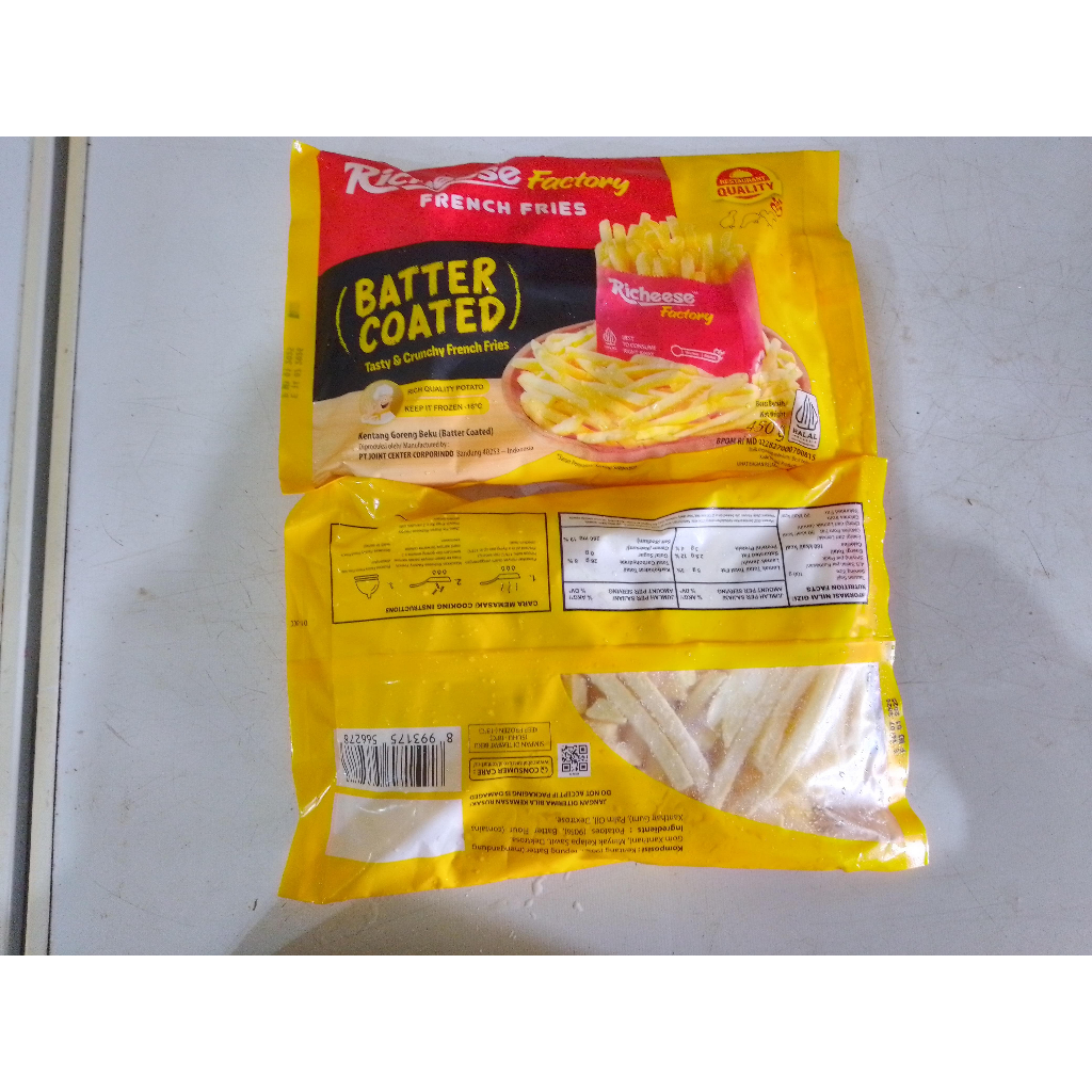 

KENTANG RICHEESE FACTORY BATTER COATED 450 GRAM