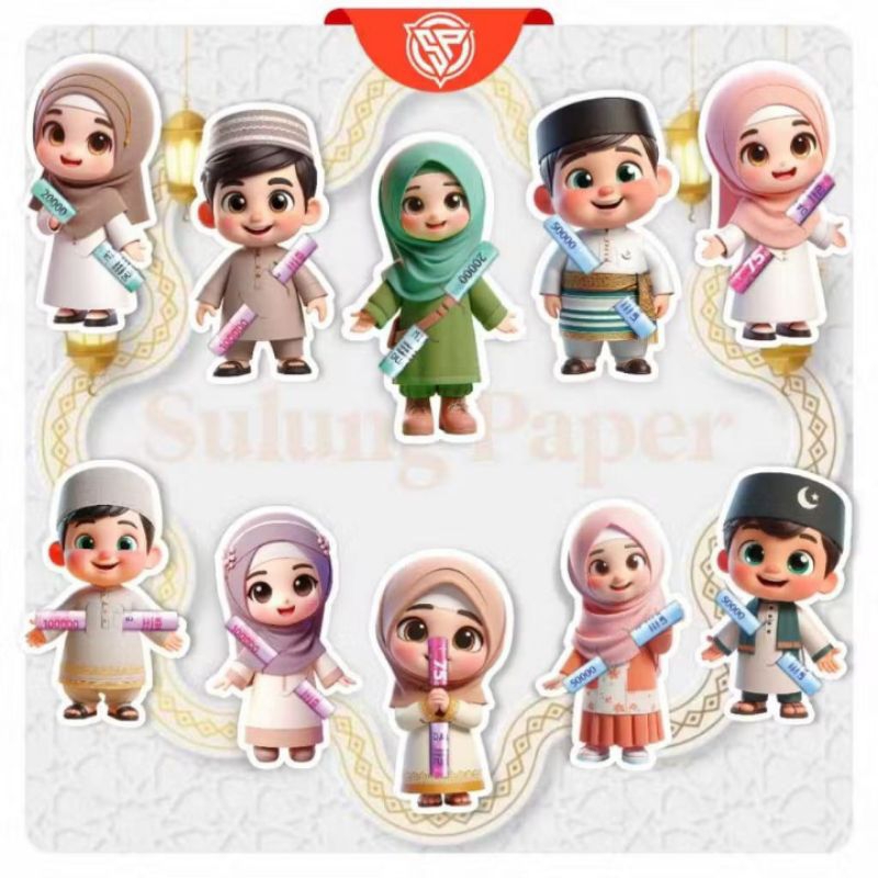 

amplop lebaran karakter 2025