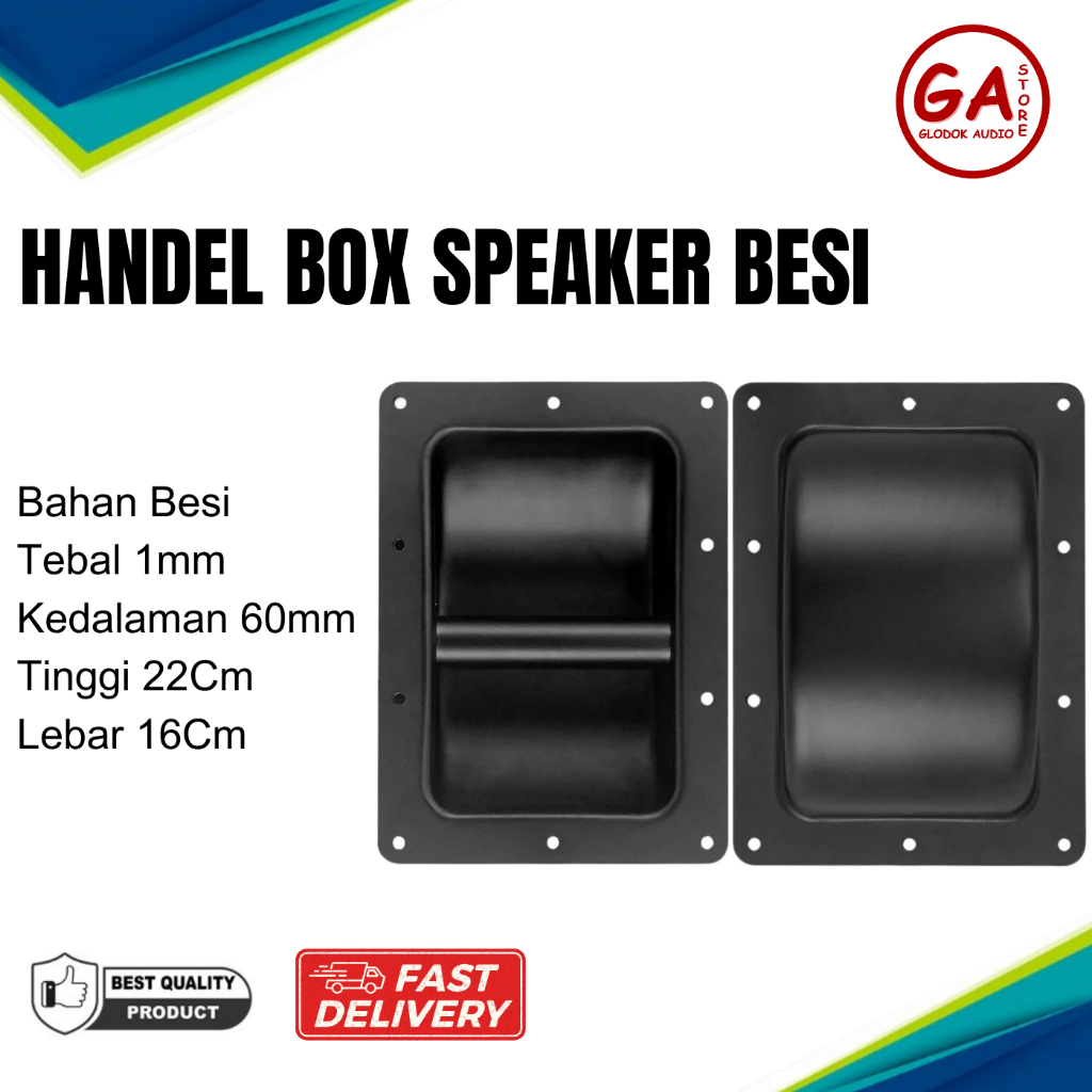 Handle Box Speaker Besi Import 22x16 Handle Box Speaker Tebal | GA