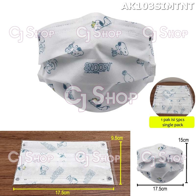 Snoopy Masker / Disposable Mask masker medis AK103