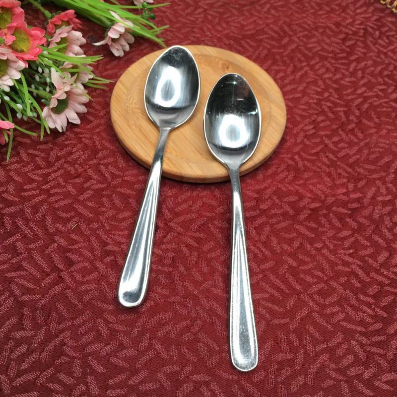 Sendok teh tebal Luzerne 4pcs/ Sendok stainless tebal