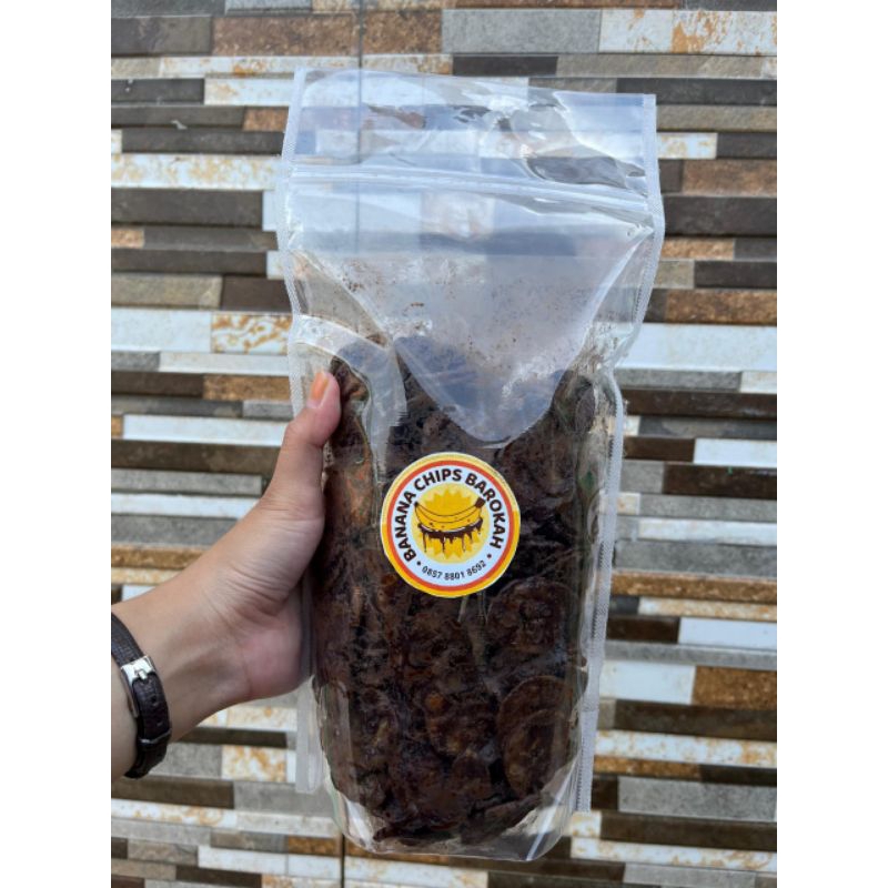 

banana chips barokah keripik pisang khas lampung aneka ukuran