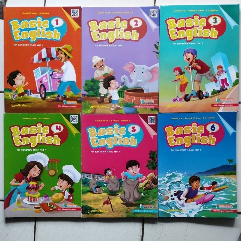 Basic English (BAHASA INGGRIS) Kelas: 1,2,3,4,5,6 , Kurikulum Merdeka, YUDHISTIRA