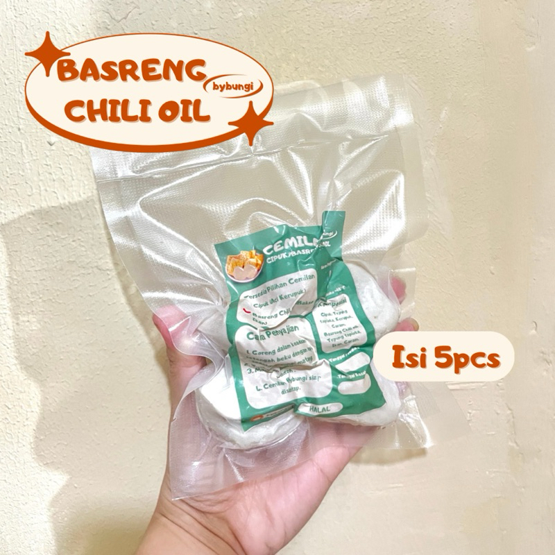 

bybungi BASRENG MENTAH 5pcs | yBASRENG CHILI OIL | BASO GORENG | BASO KATAJI | BASO IKAN TENGGIRI | BAKSO | CEMILAN | Enaknya Bikin Nagih Basreng Chili Oil