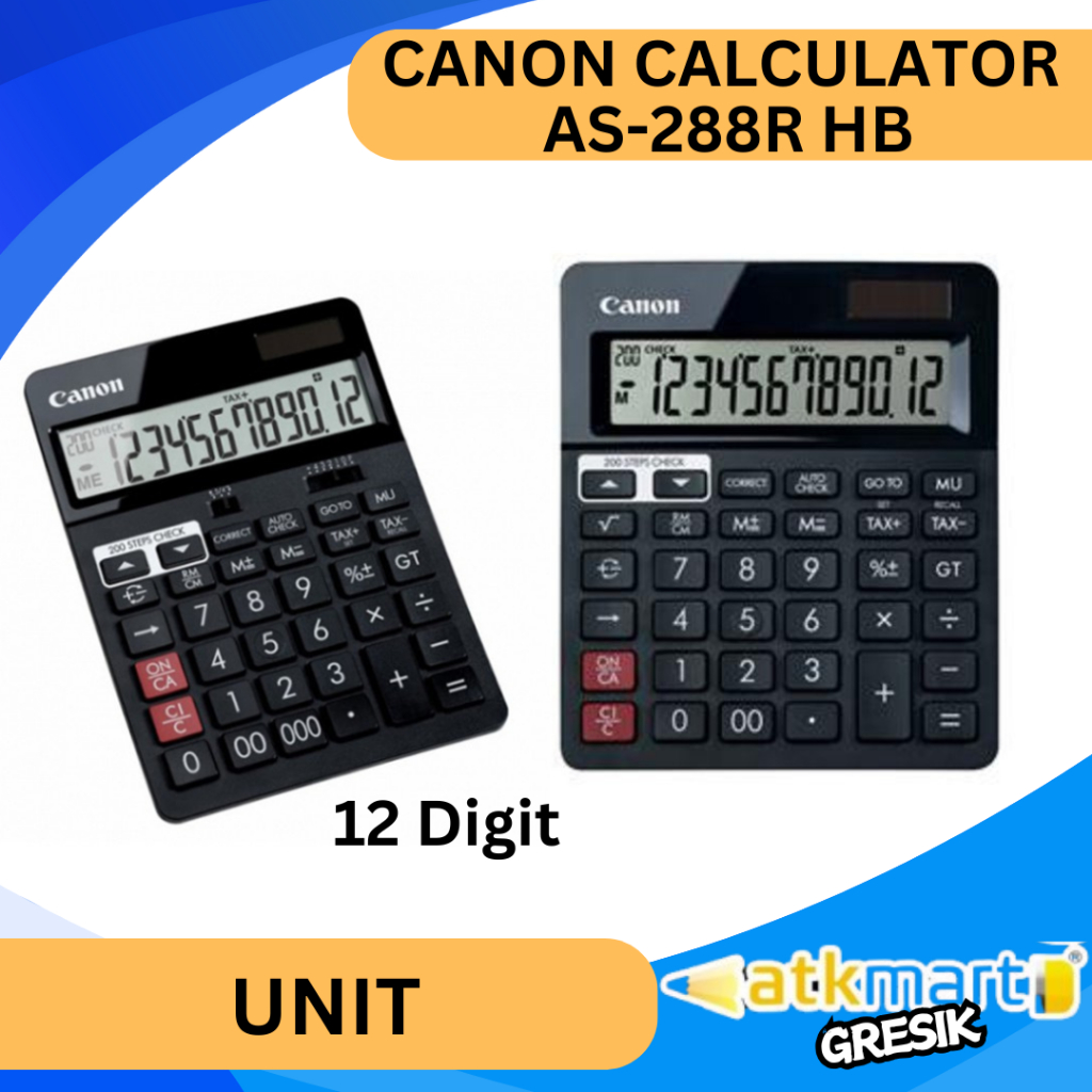 

CANON CALCULATOR AS-288R HB / CANON KALKULATOR AS-288R