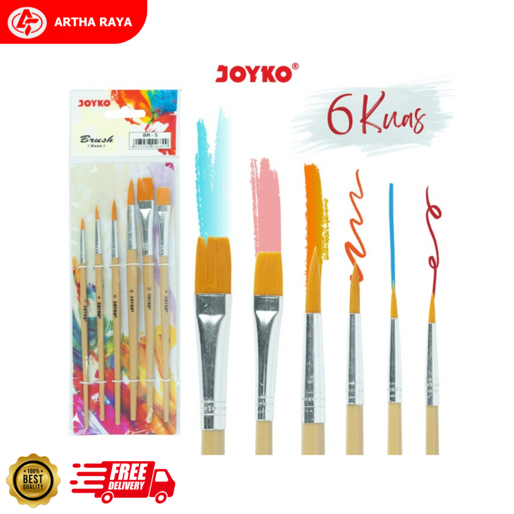 

Brush / Kuas Cat Air / Lukis / Acrylic JOYKO BR-5