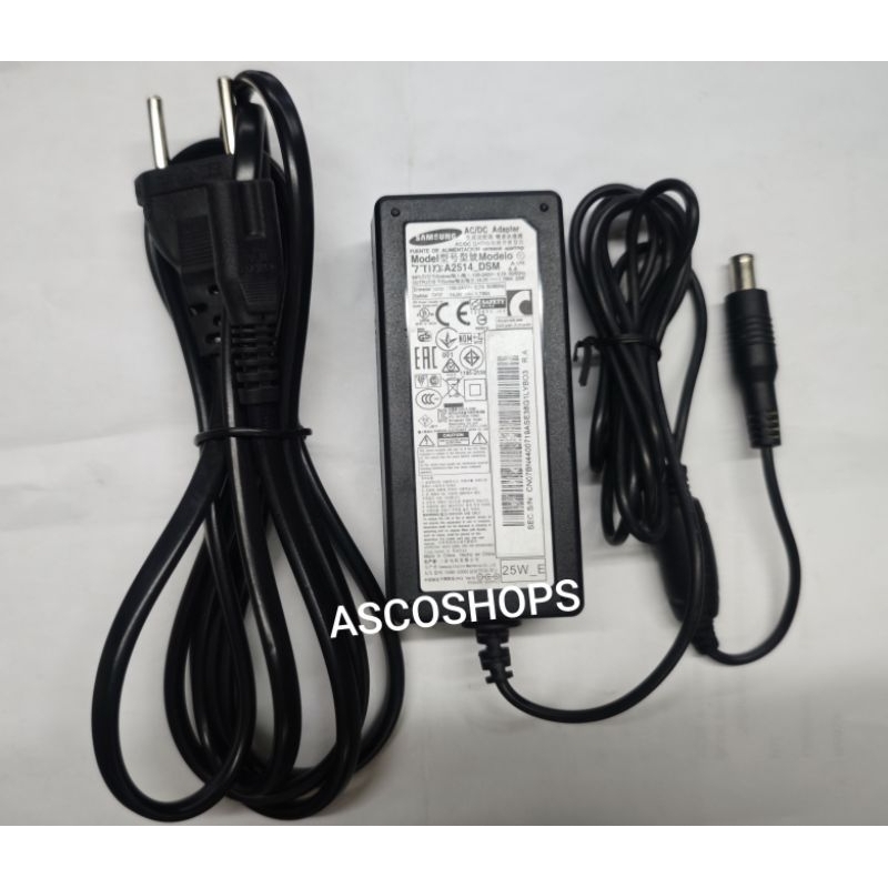Adaptor TV LCD LED Samsung 14V 1,786A 25W  adaptor layar monitor 14 V 1.786A 25 Watt power supply la