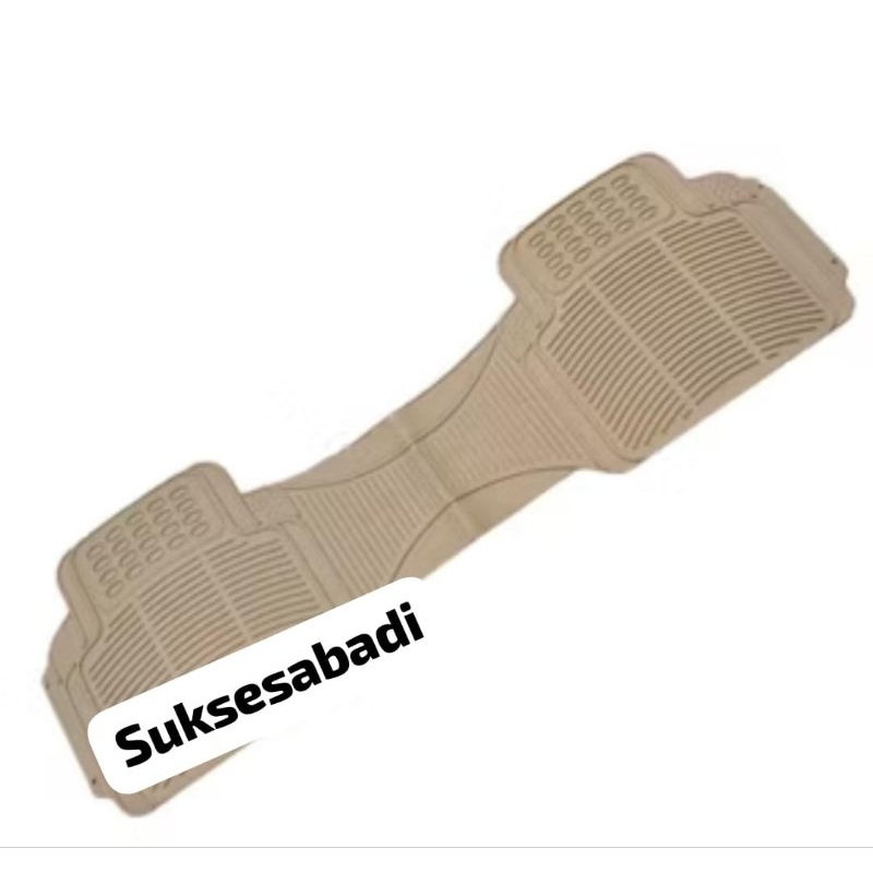 Karpet mobil baris tengah warna cream universal