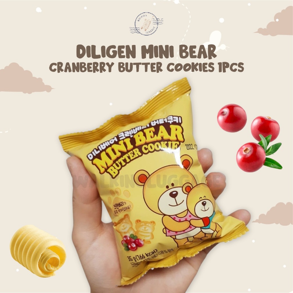 

BUY ONE GET ONE Diligen Mini Bear (cranberry butter cookies 1 pcs)