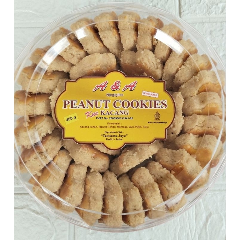 

Kue Kacang Tanah Bunga Manis Empuk Khas Lebaran Dan Hari Raya Cookies Premium