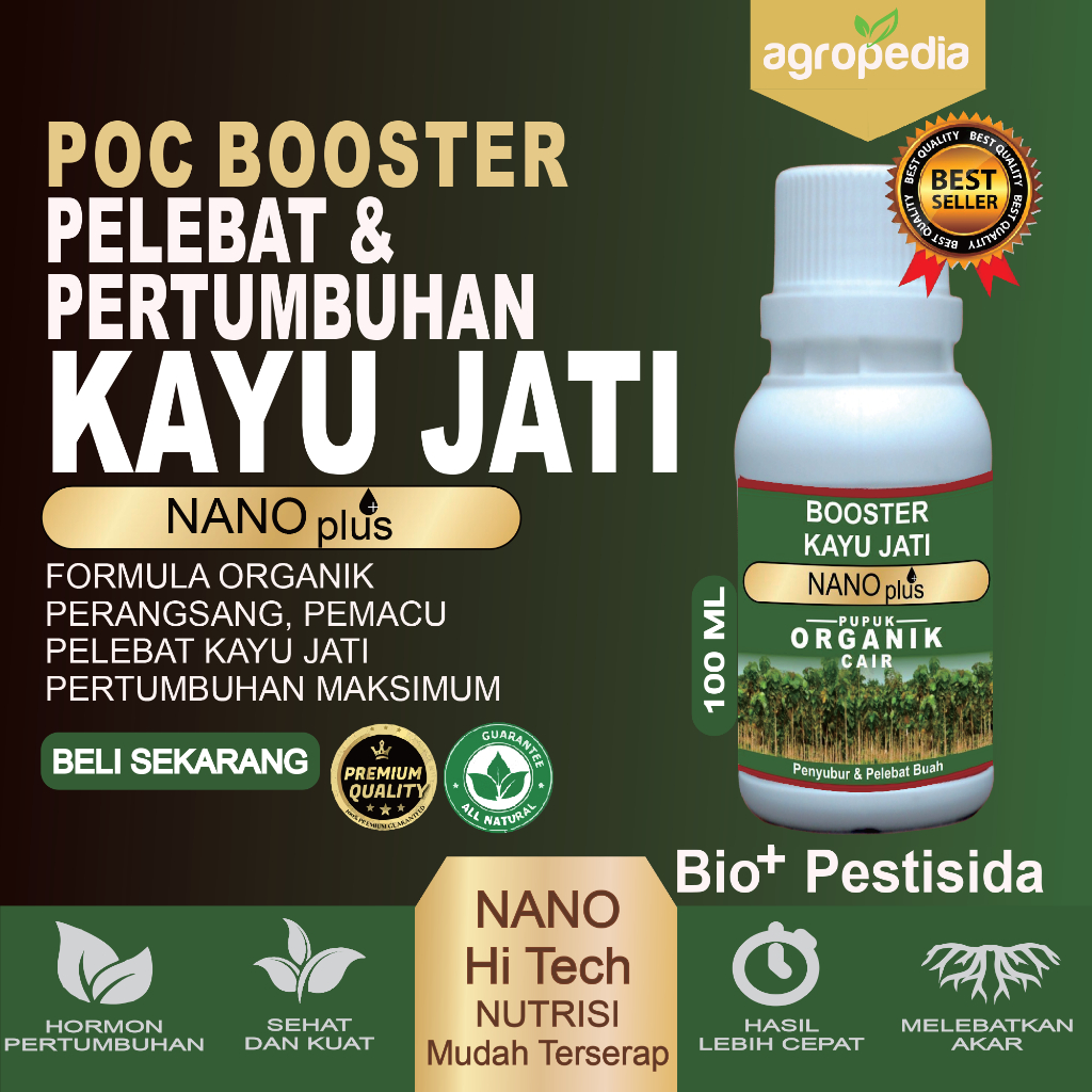 AMINO BOOSTER Pupuk Pohon Jati, Perangsang Pohon Jati Cepat Besar, Pupuk Penyubur Pohon Jati, Pengua