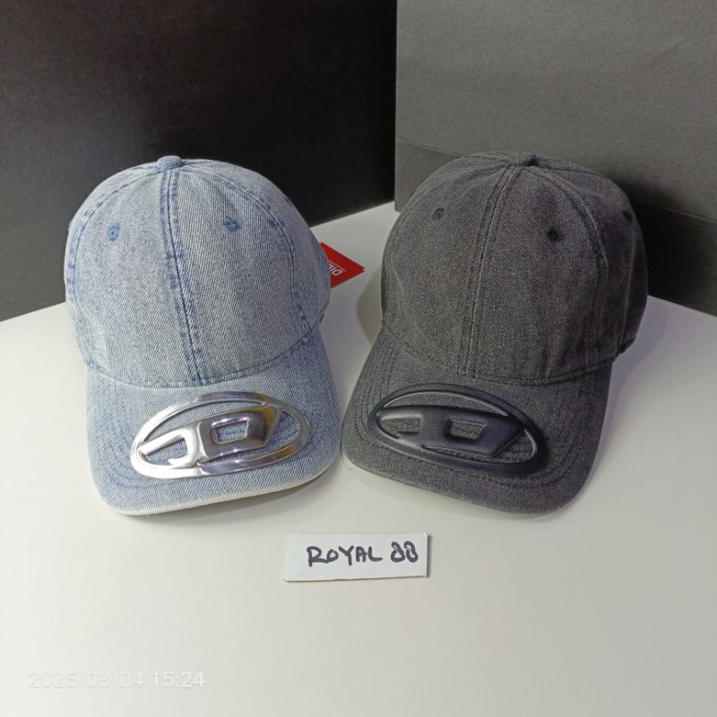 topi baseball cewek cowok fashion bahan katun jeans D2