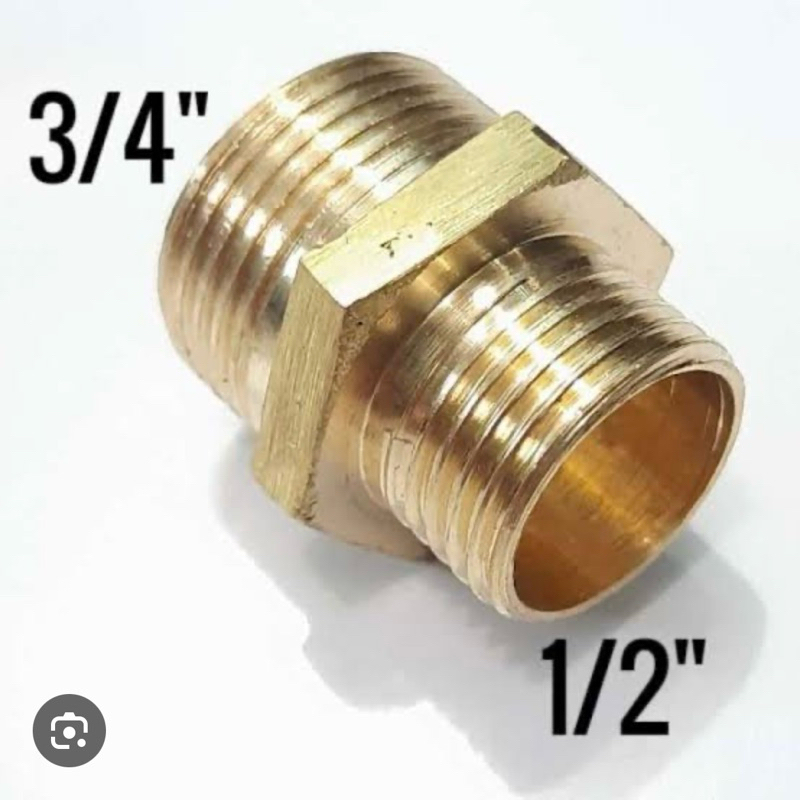 DOUBLE NEPEL 1/2inch to 3/4inch