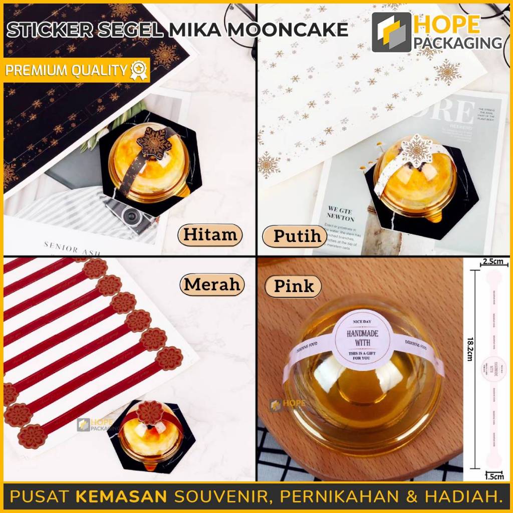 

Stiker Segel Mika Mooncake / Stiker Mika Kue / Kertas Sege Mika / Stiker Box Kue Nastar / Stiker Pudding