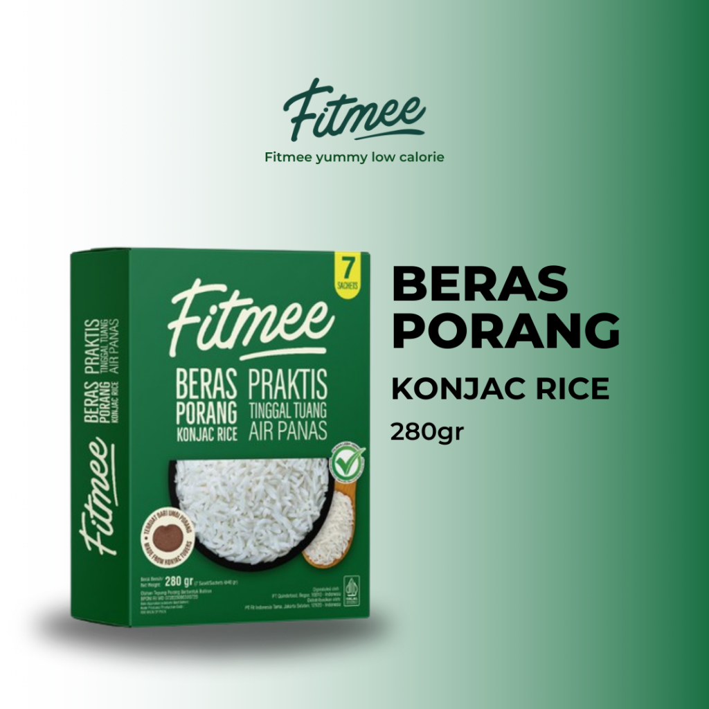 

FITMEE Beras Porang 280 Gr (7 Sachet@40 gr)
