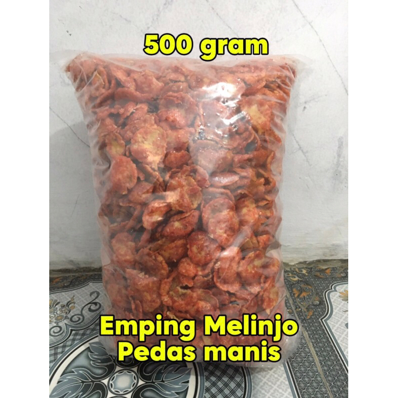 

Emping pedas manis 500gram/ melinjo pedas manis 500gram