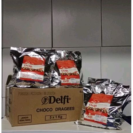 

Cokelat Delfi Almond dan Mede/Mete 1kg, 500g, 250g