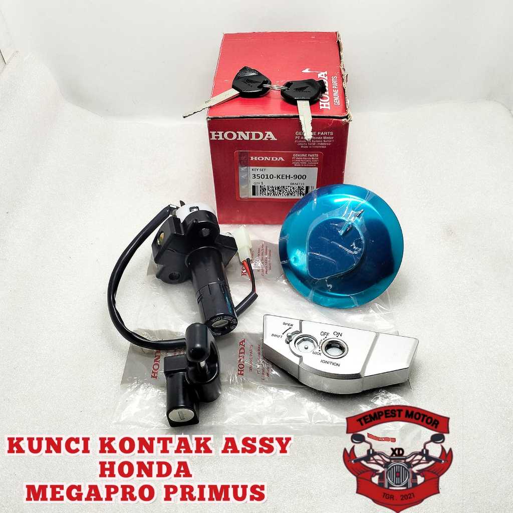 KUNCI KONTAK SET MEGAPRO PRIMUS KUNCI KONTAK HONDA KEH MEGA PRO PRIMUS KEYSET KEY SET ORI MEGAPRO