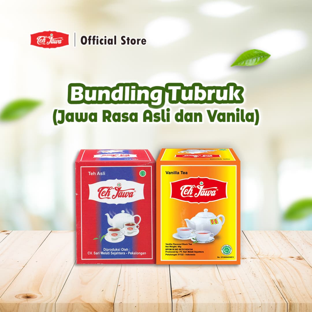 

SPECIAL PROMO! Bundle Teh Jawa Rasa Asli dan Vanilla