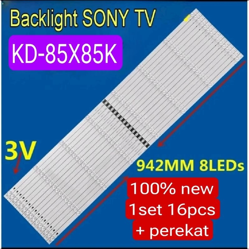 LAMPU LED BACKLIGHT BL TV SONY KD-85X85K 85X85K