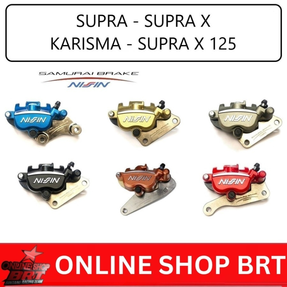 Caliper Kaliper Nissin 2 Piston 2 Pot Depan KARISMA SUPRA X SUPRA X 125