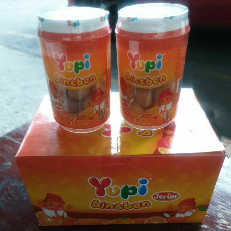 

PERMEN YUPI BIN & BEN RASA JERUK 70 GR TERMURAH DAN TERLARIS