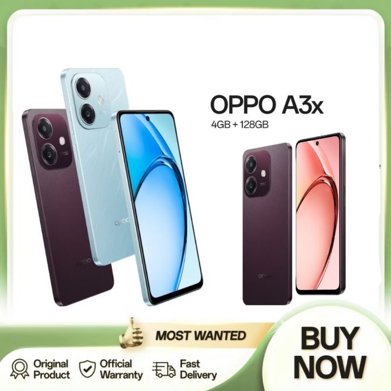 HP OPPO A3X RAM 4GB ROM 128GB