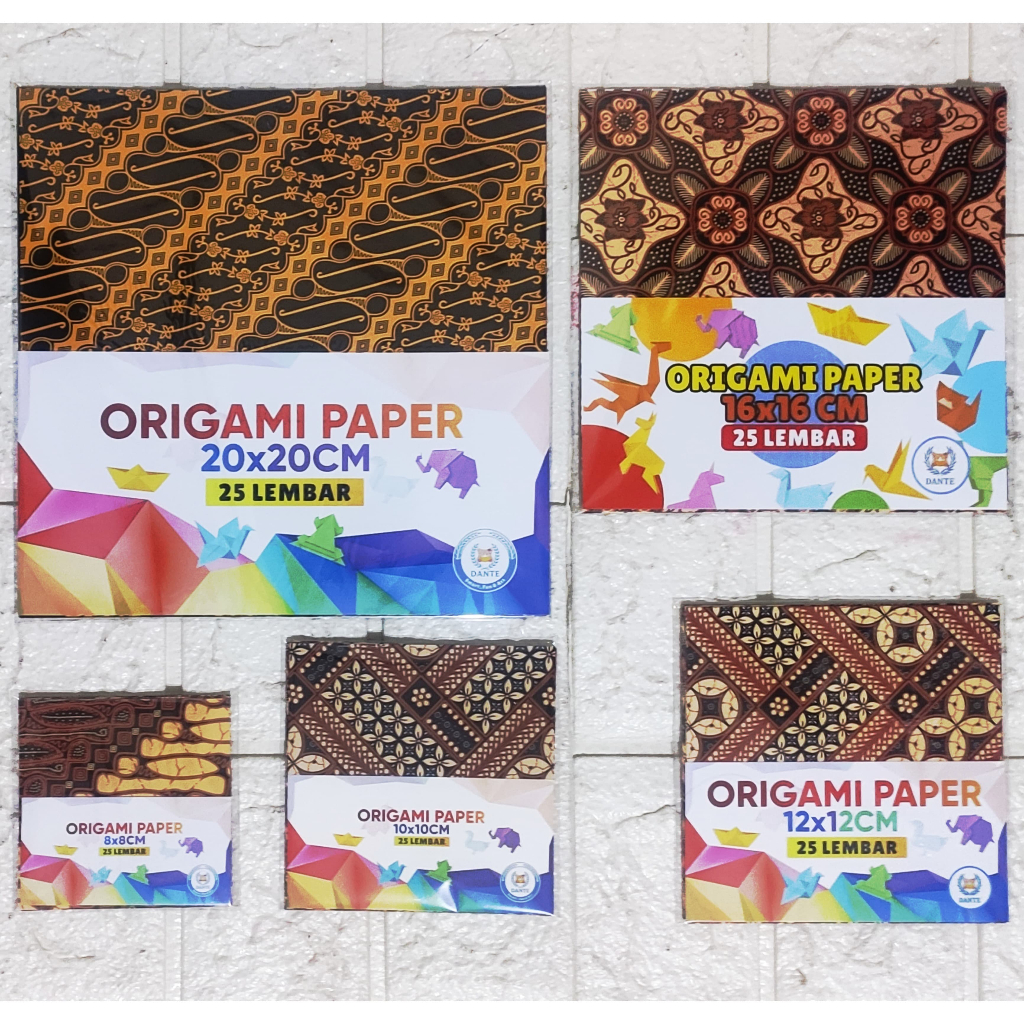 

Dante Express - Kertas Origami BATIK 1pak isi 25 Lembar