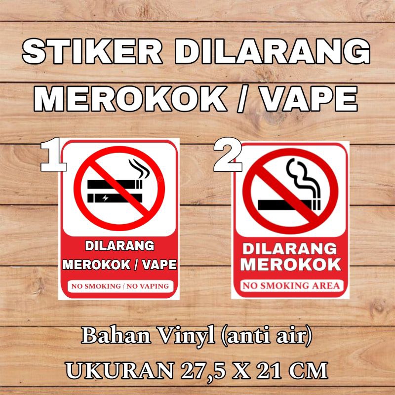 

COD!!! STIKER LARANGAN MEROKOK, NOSMOKING,DI KAWASAN INI - BAHAN VINYL PREMIUM AWET DAN TAHAN LAMA