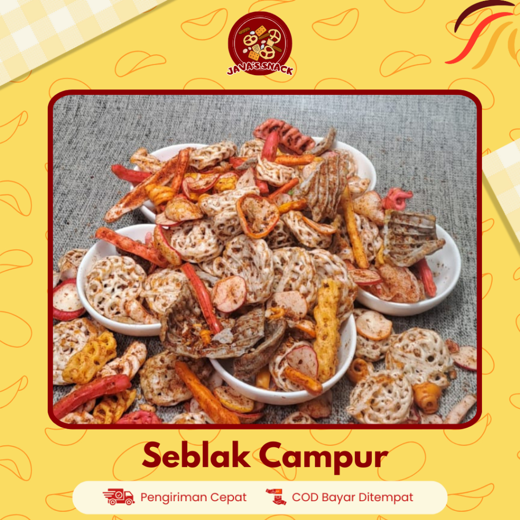 

Java's Kerupuk Seblak Campur Kemasan 250grm, 500grm