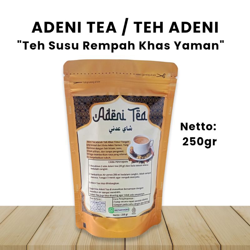 

Teh Adeni Teh Susu Rempah Khas Yaman Adeni Tea 250gr