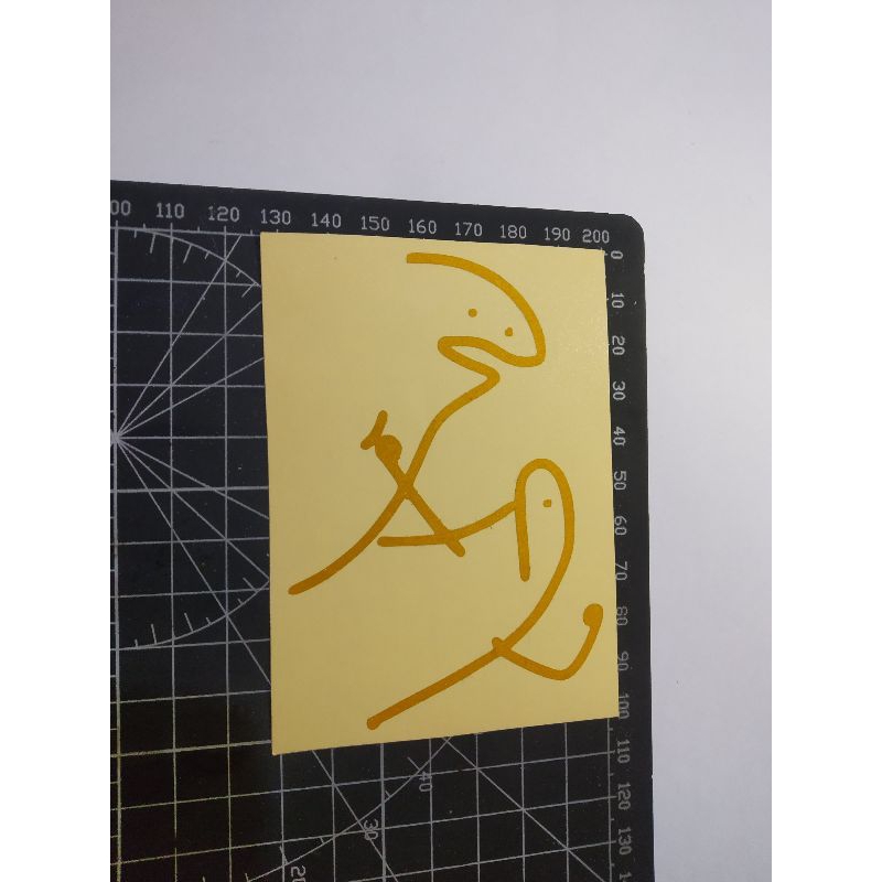 

stiker cutting flork meme